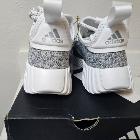 New Adidas Kaptir Flow size 6 womens grey silver - Picture 6 of 10